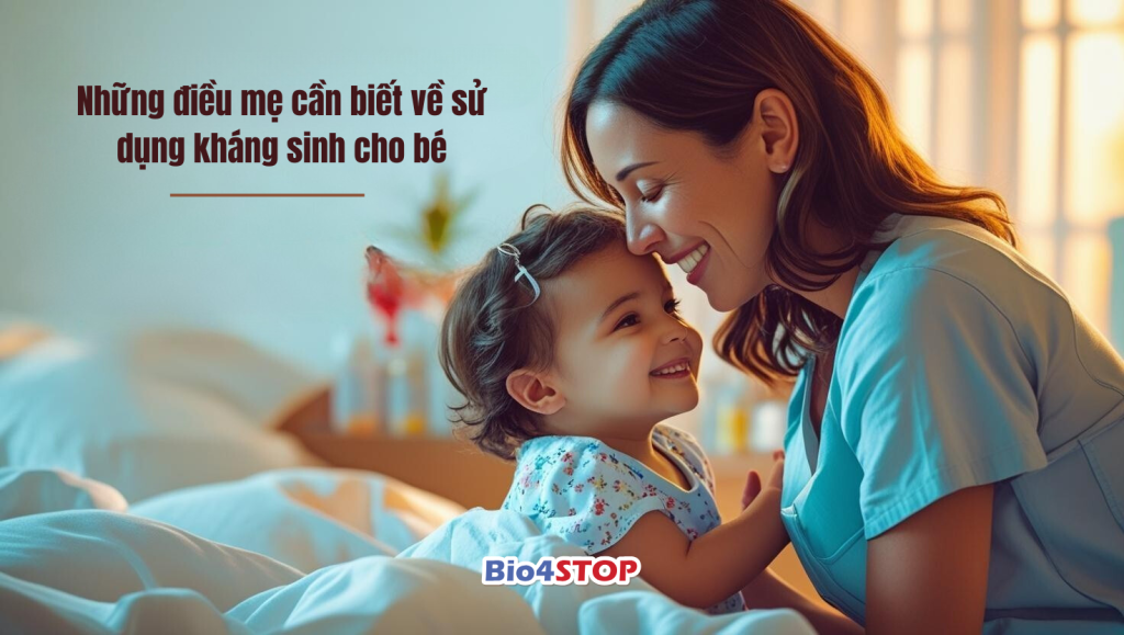 Những điều mẹ cần biết về sử dụng kháng sinh cho bé
