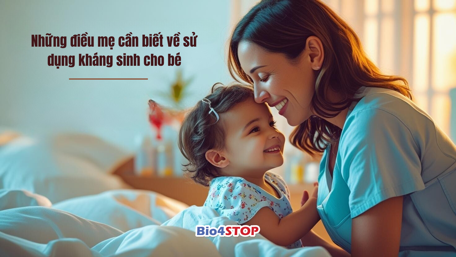 Những điều mẹ cần biết về sử dụng kháng sinh cho bé